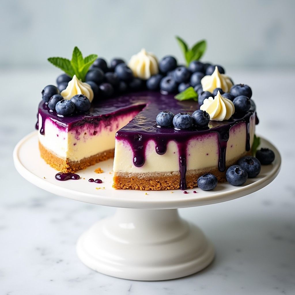 New York Blueberry Cheesecake
